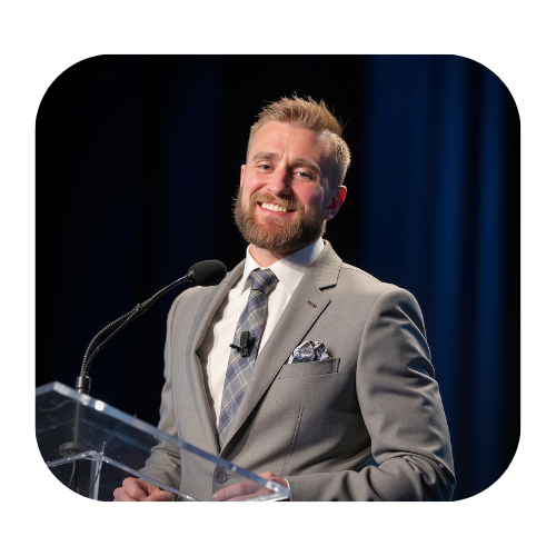 Karson Lawrence speaking